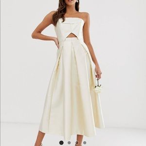 ASOS strapless wedding dress